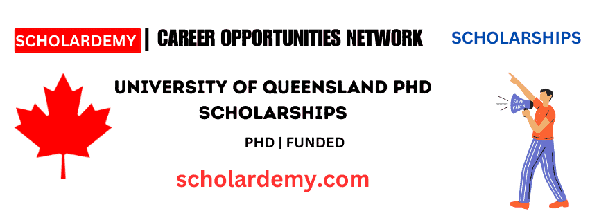 University of Queensland PhD Scholarships - Scholardemy